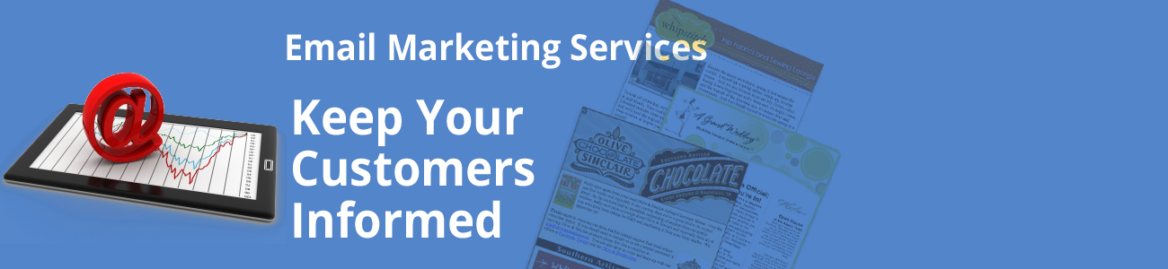 keep your customers informed with email marketing services