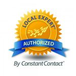 constant contact local expert logo in yellow and blue colors