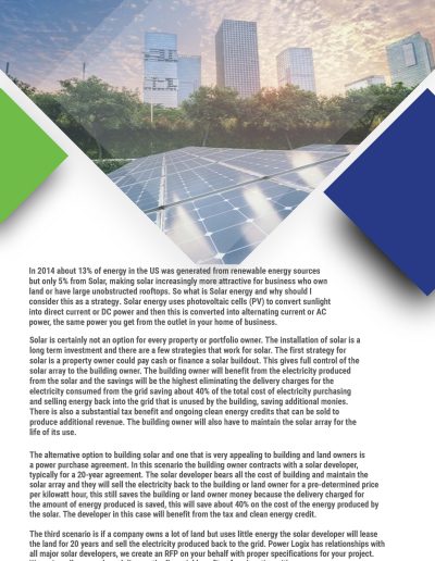 power logix solar development info sheet back