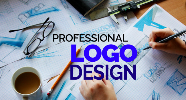 person drafting logo designs on graph paper
