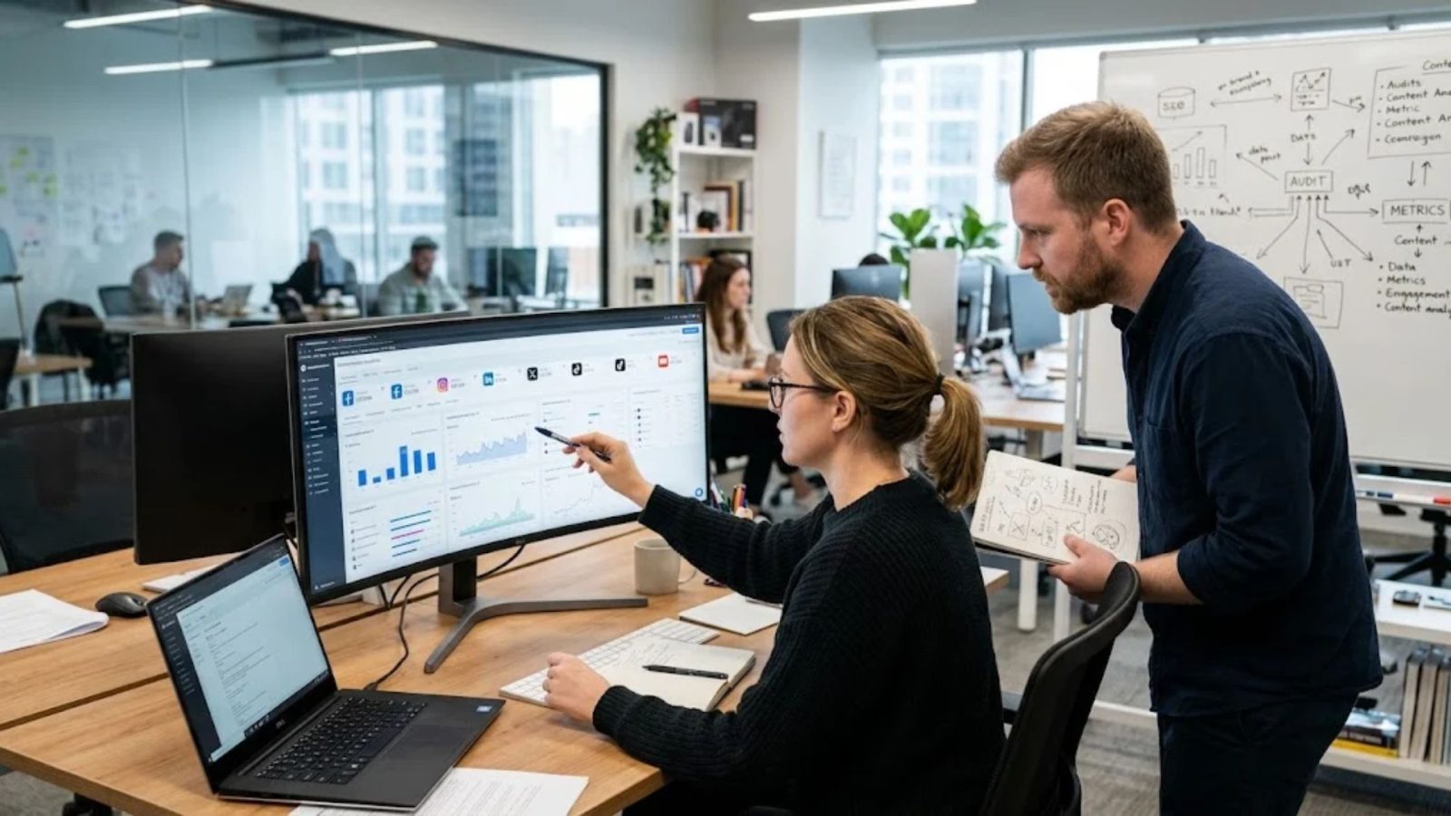 How do agencies audit rival social media ecosystems?